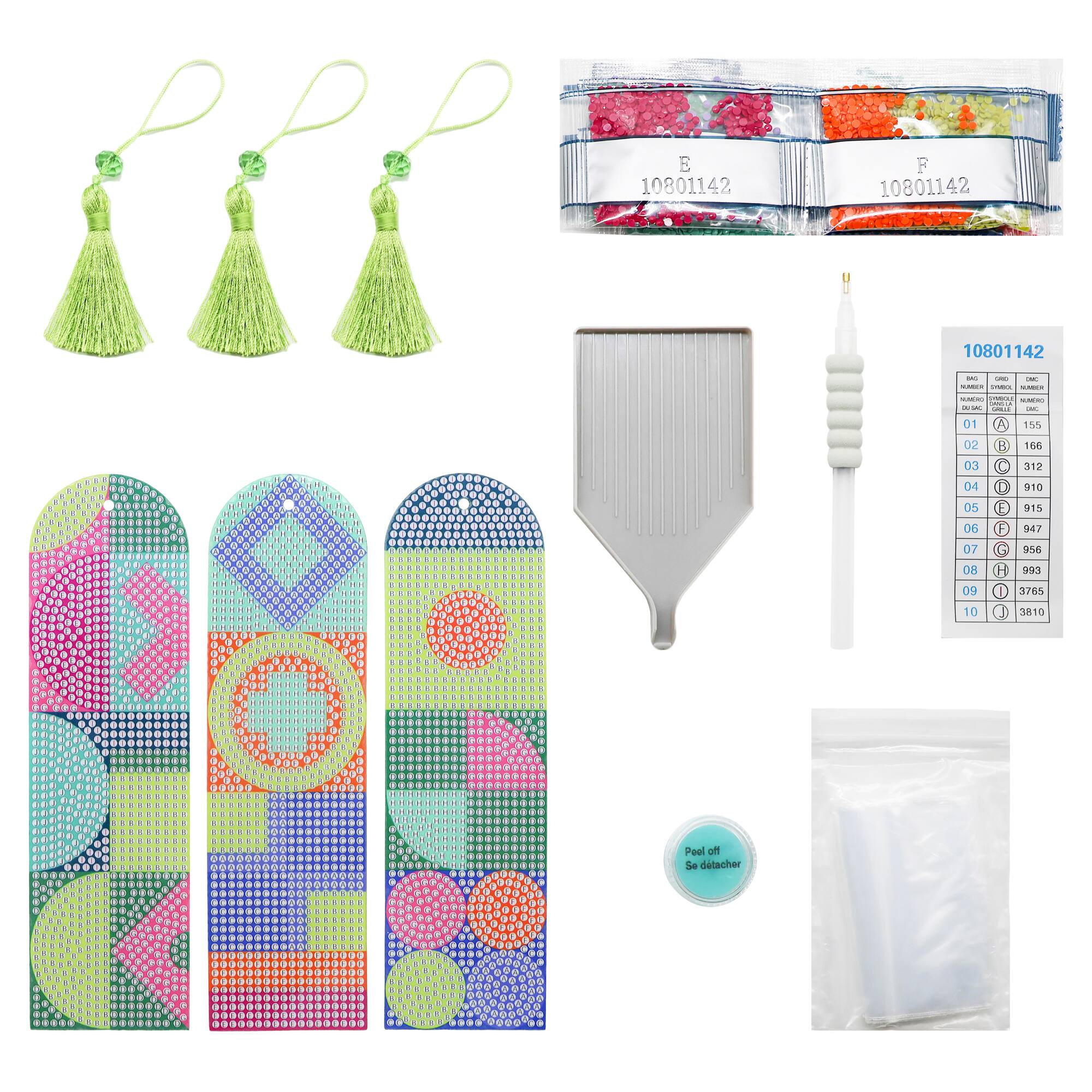 Geometric Diamond Art Bookmark Kit by Make Market®